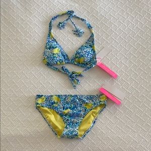 NWT LILLY PULITZER ZEST FOR LIFE BIKINI SZ 2